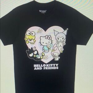 Hello Kitty and Friends Black T-Shirt